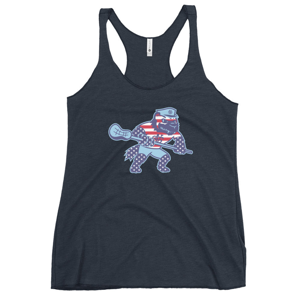 Women's North Stafford Lacrosse USA Next Level Racerback Tank