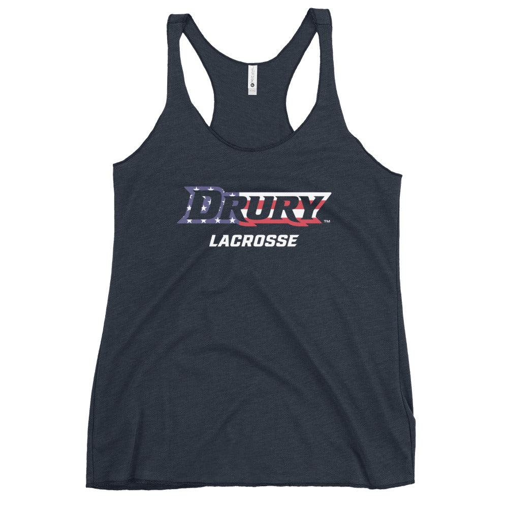 Women's Drury Lacrosse Next Level Racerback Tank
