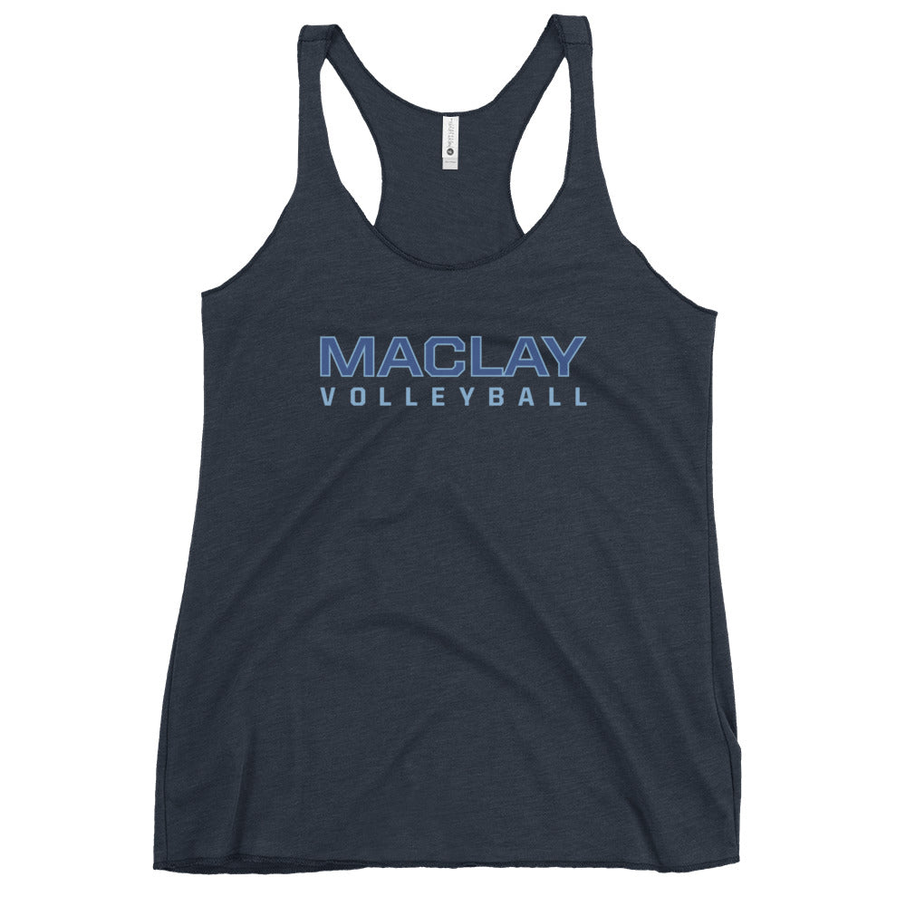 Women's Maclay Volleyball Next Level Racerback Tank Top