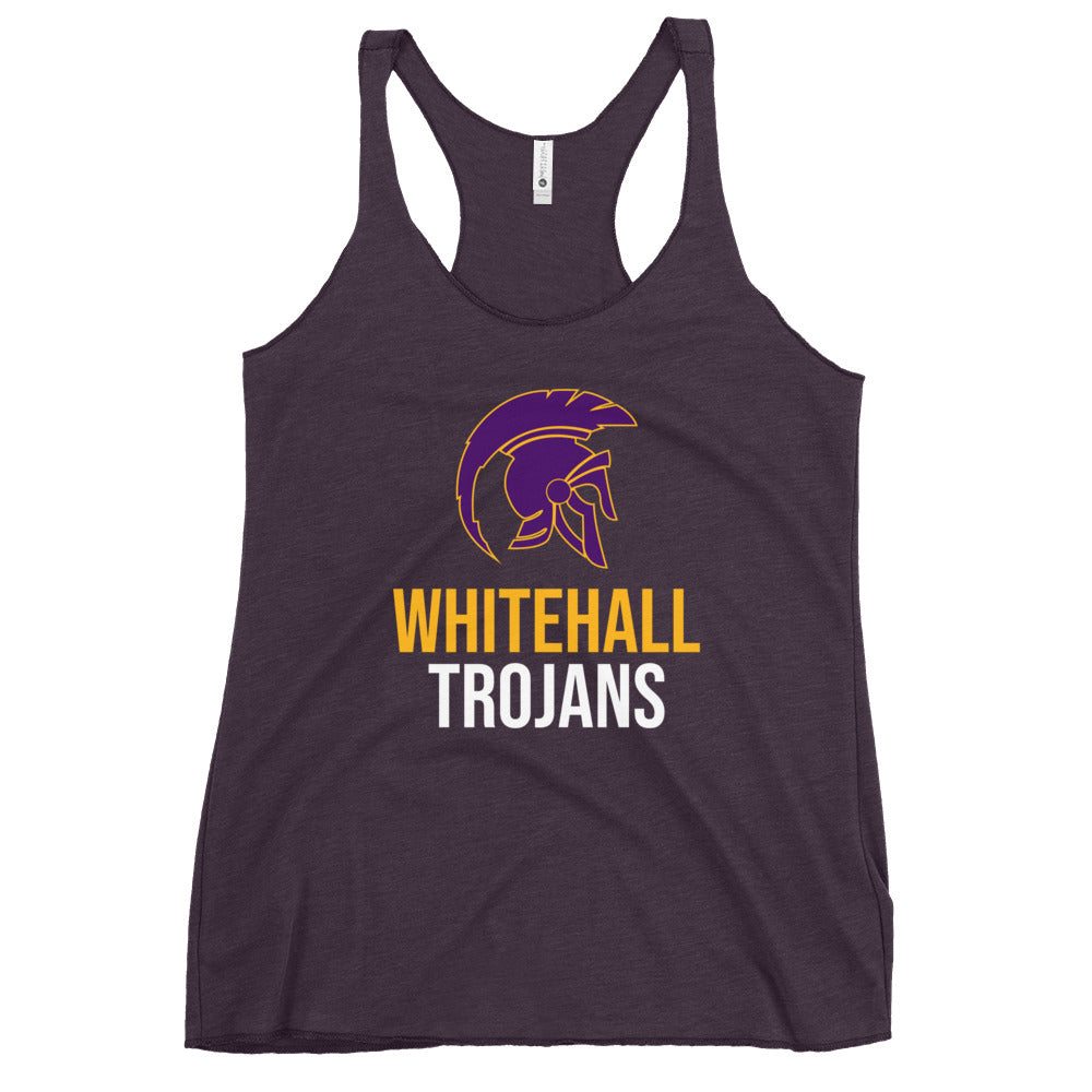 Women's Whitehall School Next Level Racerback Tank Top