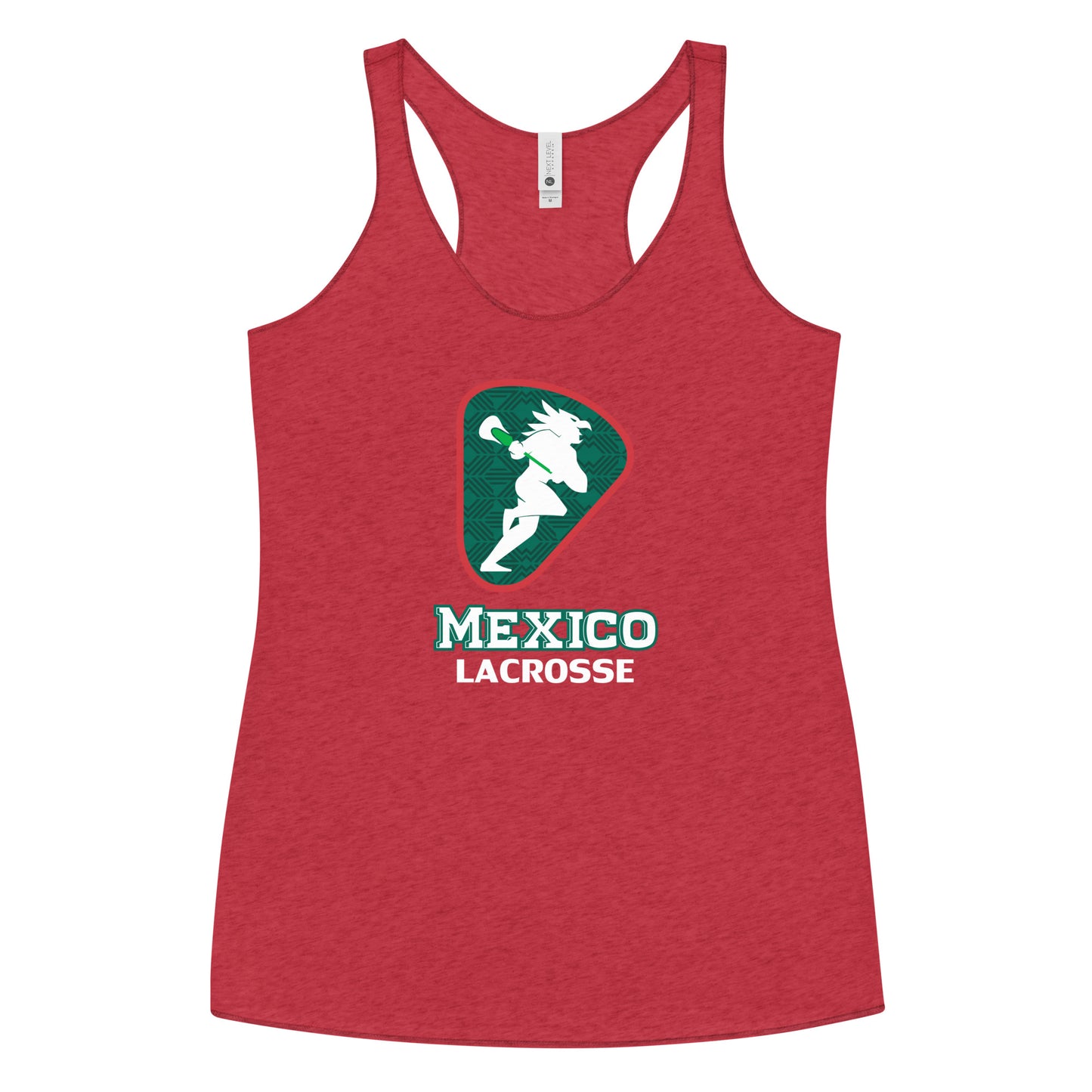 Women's Team Mexico Box Next Level Racerback Tank