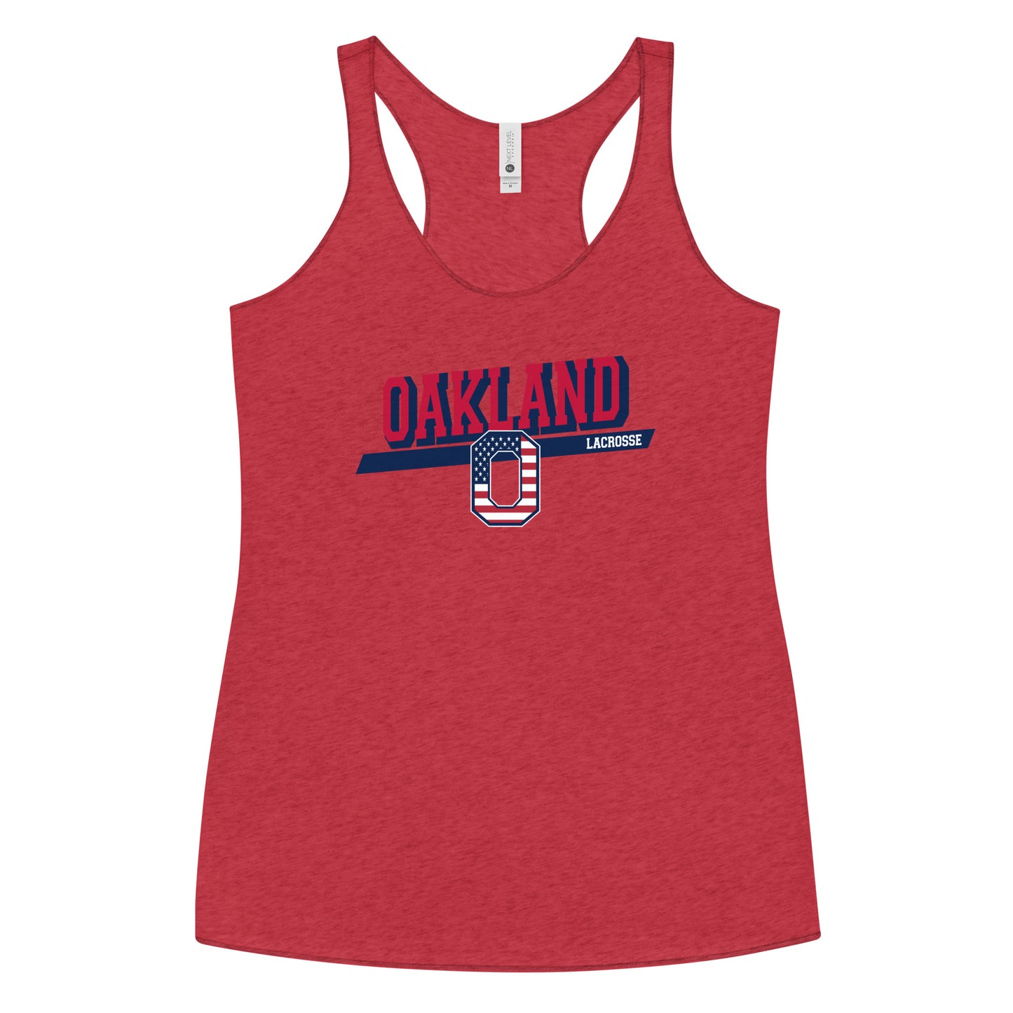 Women's Oakland Lacrosse Next Level Racerback Tank