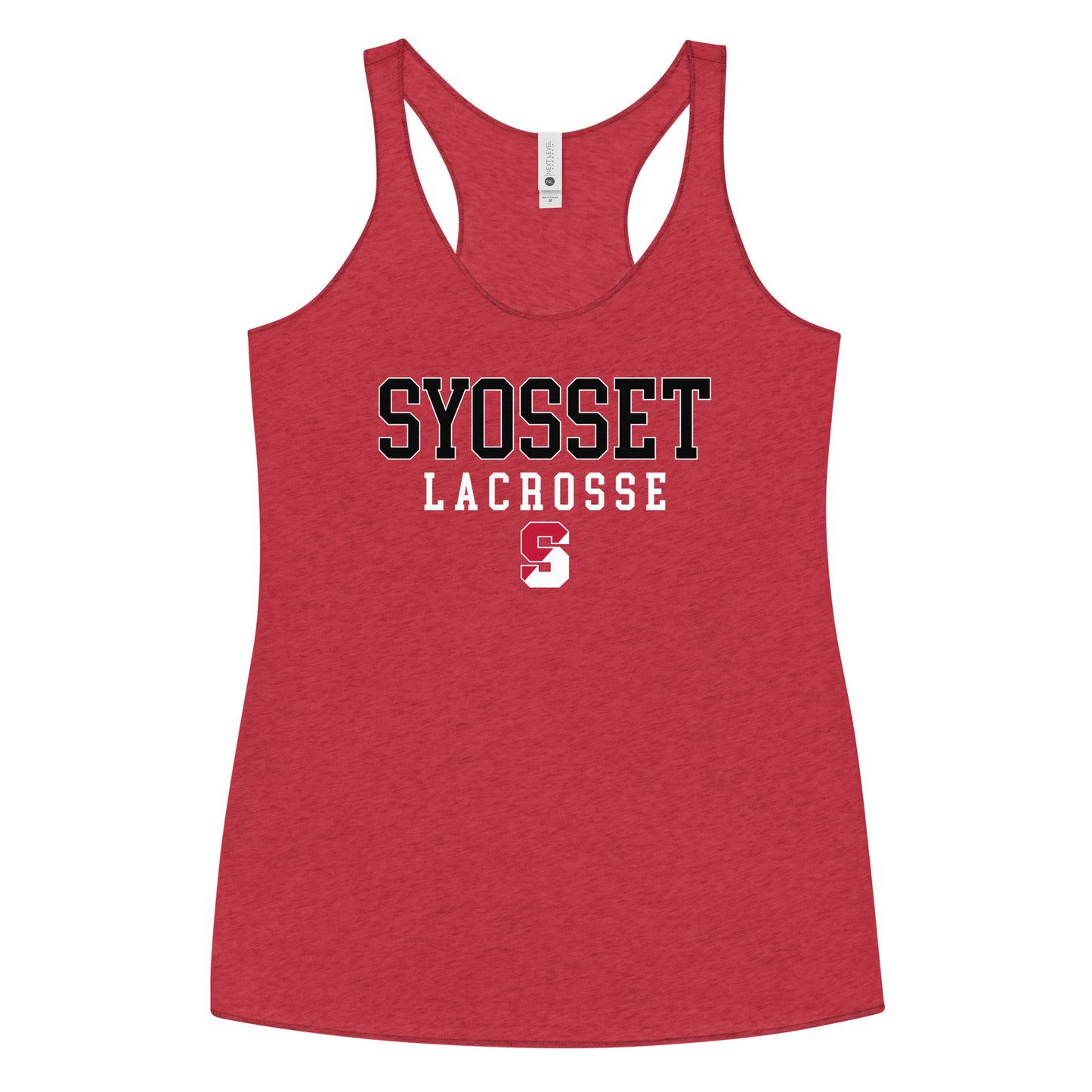 Women's Syosset Lacrosse Next Level Racerback Tank