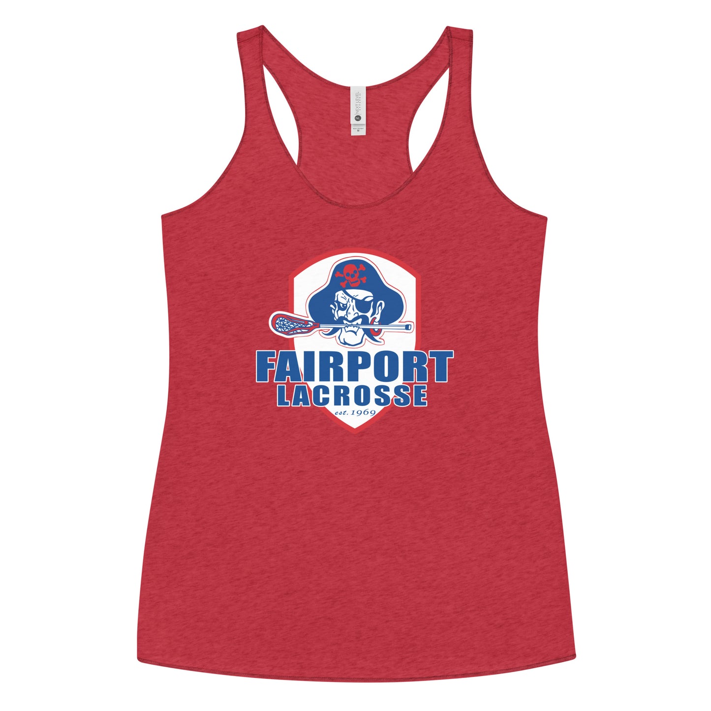 Women's Fairport Youth Lacrosse Next Level Racerback Tank Top