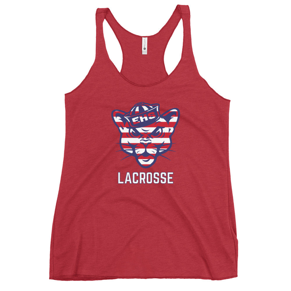 Women's Evergreen Lacrosse USA Next Level Racerback Tank