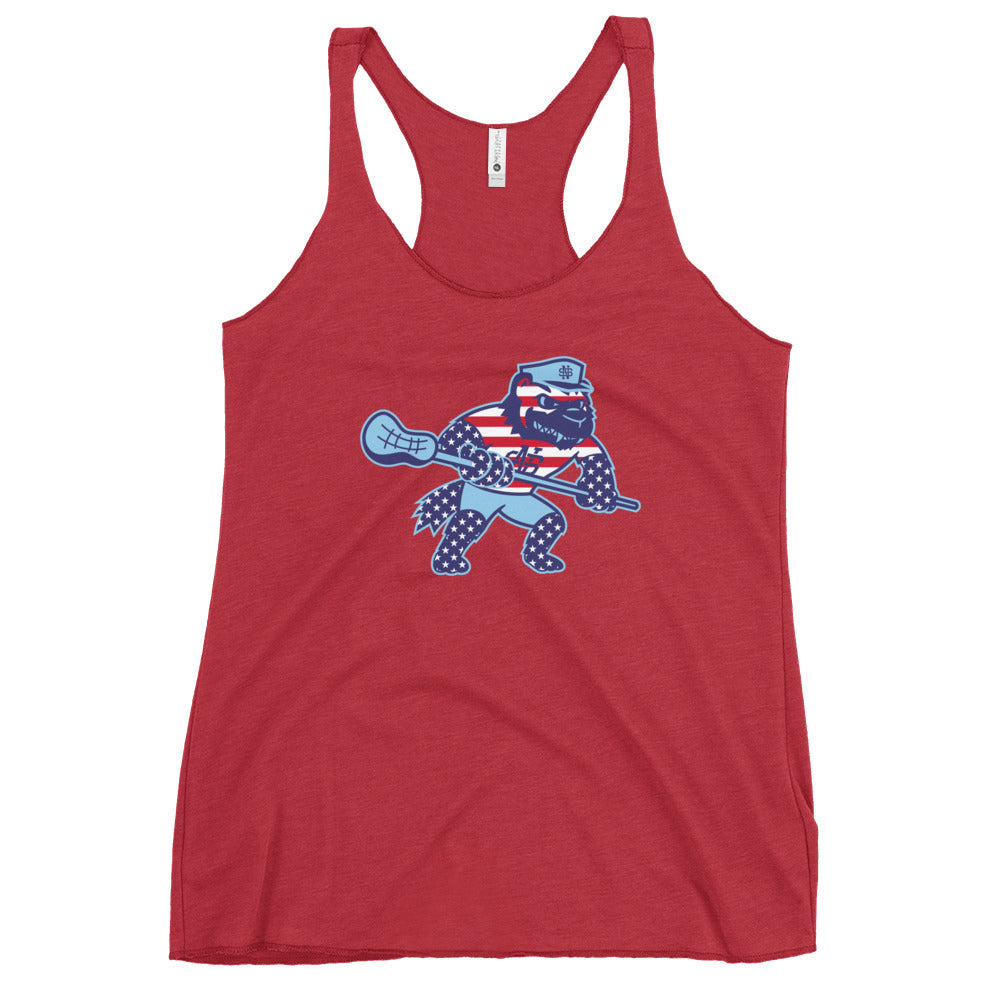 Women's North Stafford Lacrosse USA Next Level Racerback Tank