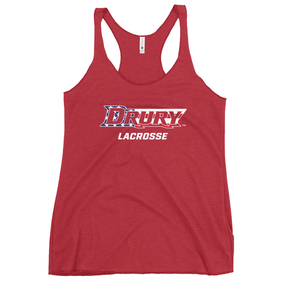 Women's Drury Lacrosse Next Level Racerback Tank