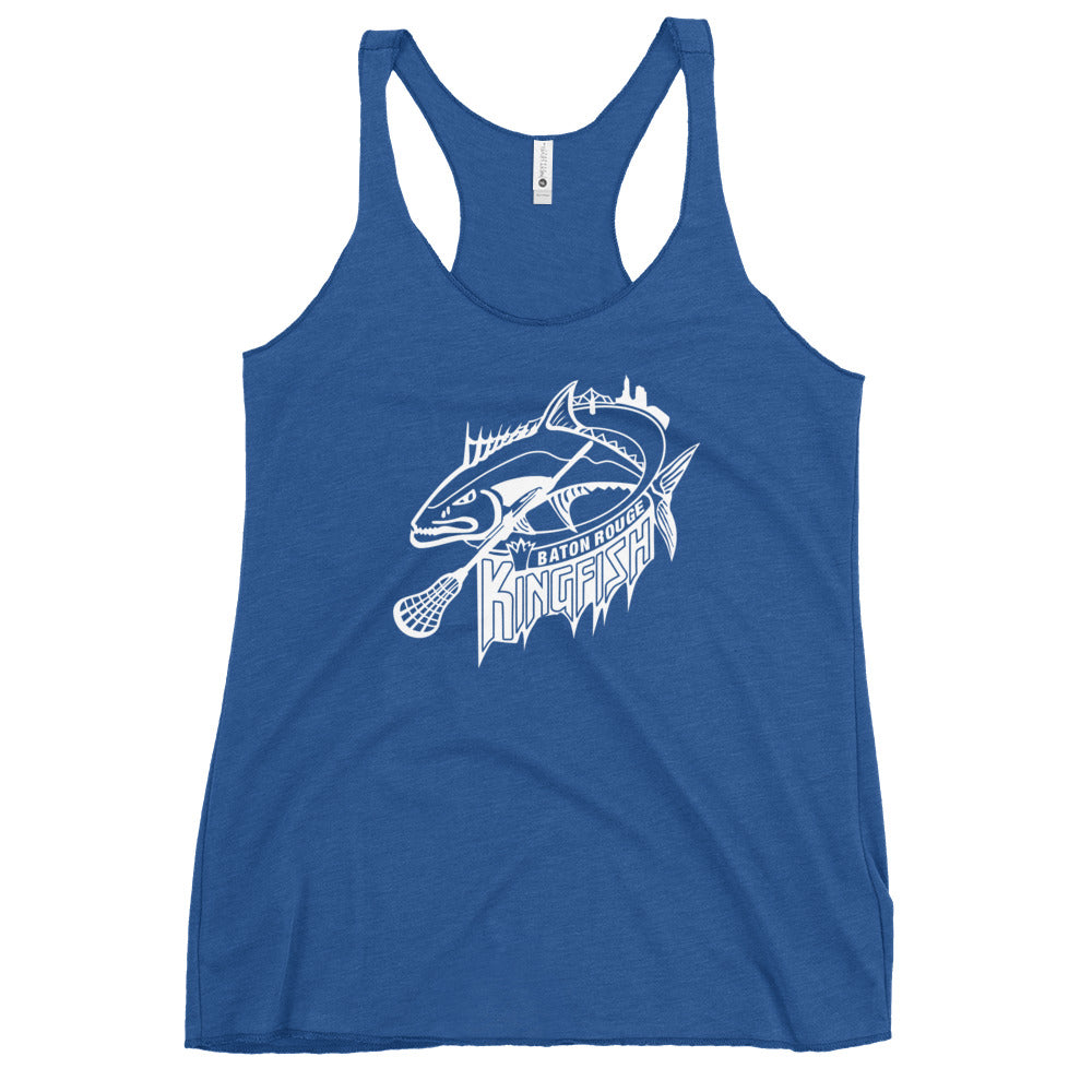 Women's Kingfish Lacrosse Next Level Racerback Tank Top