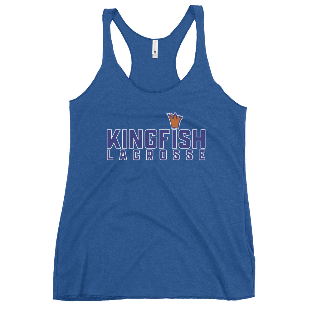 Women's Kingfish Lacrosse Next Level Racerback Tank Top