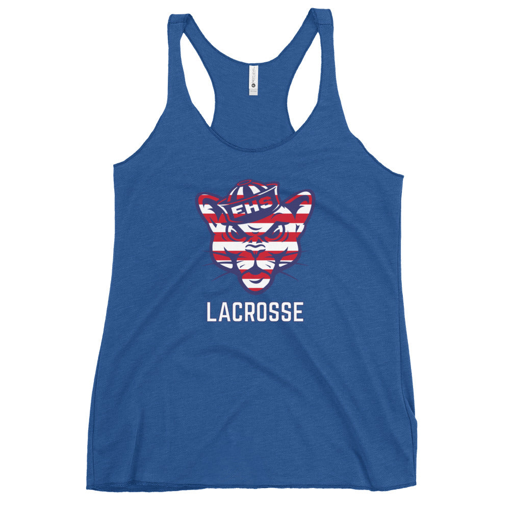 Women's Evergreen Lacrosse USA Next Level Racerback Tank