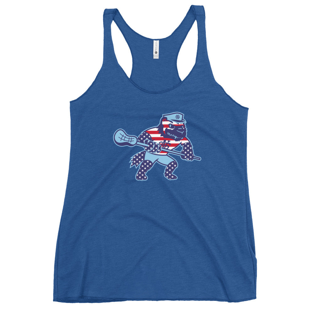 Women's North Stafford Lacrosse USA Next Level Racerback Tank
