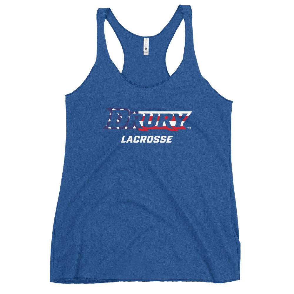 Women's Drury Lacrosse Next Level Racerback Tank
