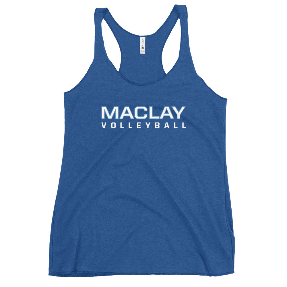 Women's Maclay Volleyball Next Level Racerback Tank Top