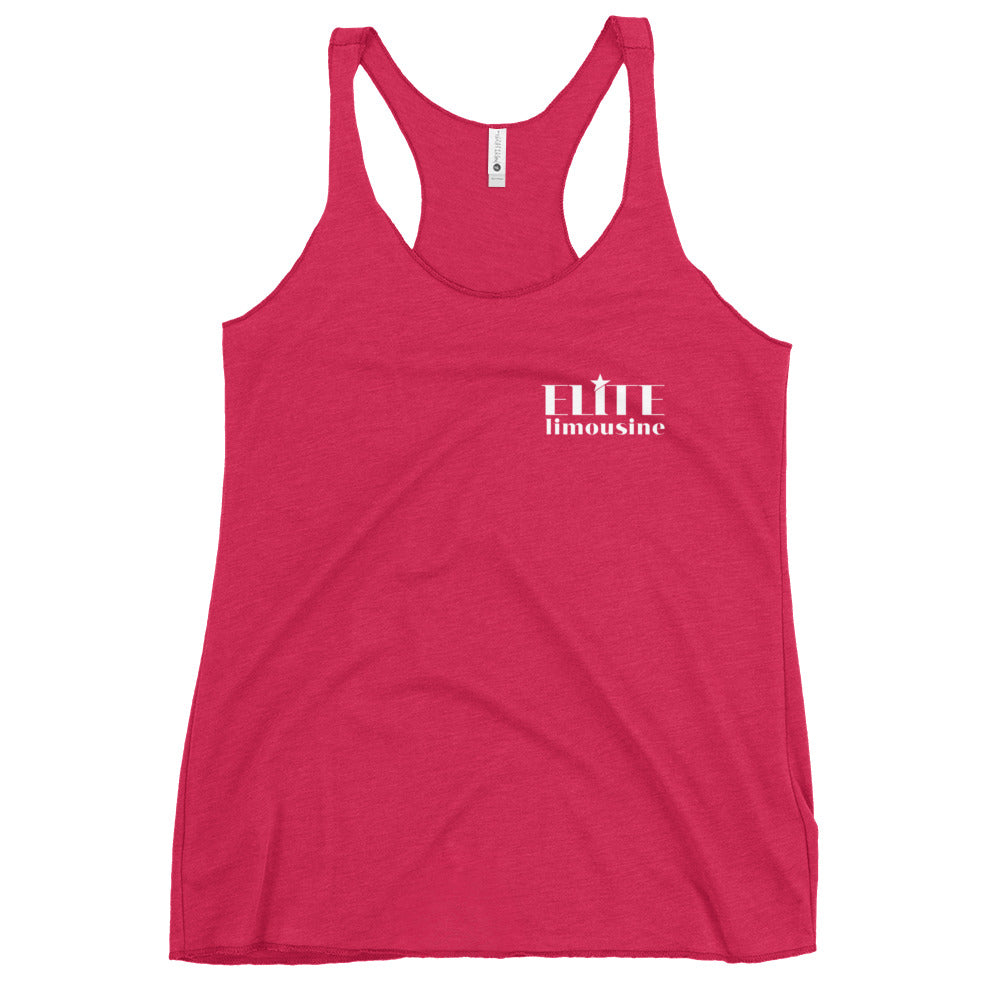 Women's Elite Limousine Service Inc Next Level Racerback Tank Top