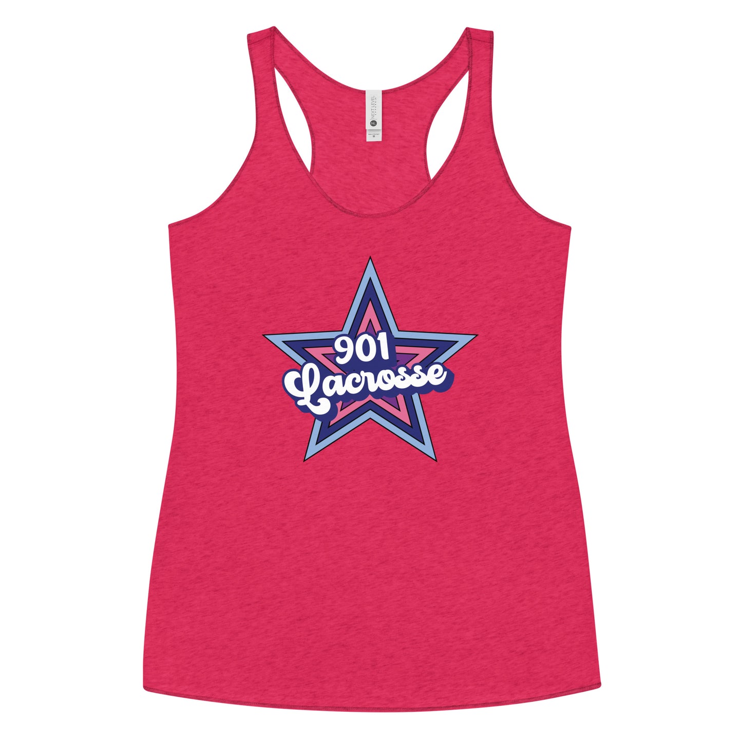 Women's Stars 901 Lacrosse Next Level Racerback Tank Top