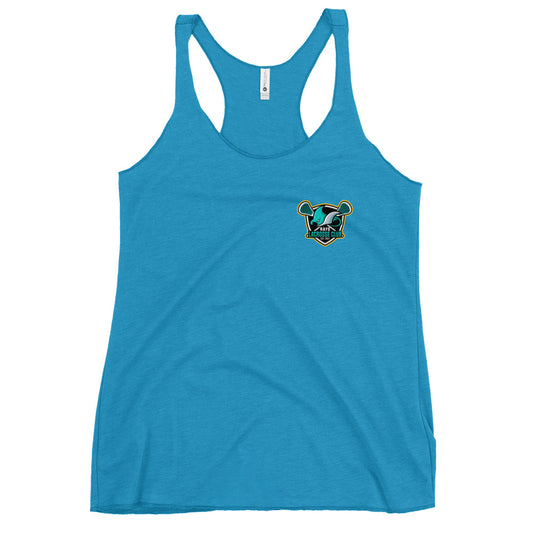 Women's San Diego Rays Lacrosse Next Level Racerback Tank Top