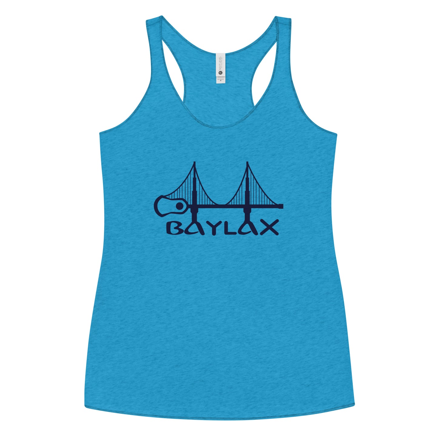 Women's BayLax Next Level Racerback Tank Top