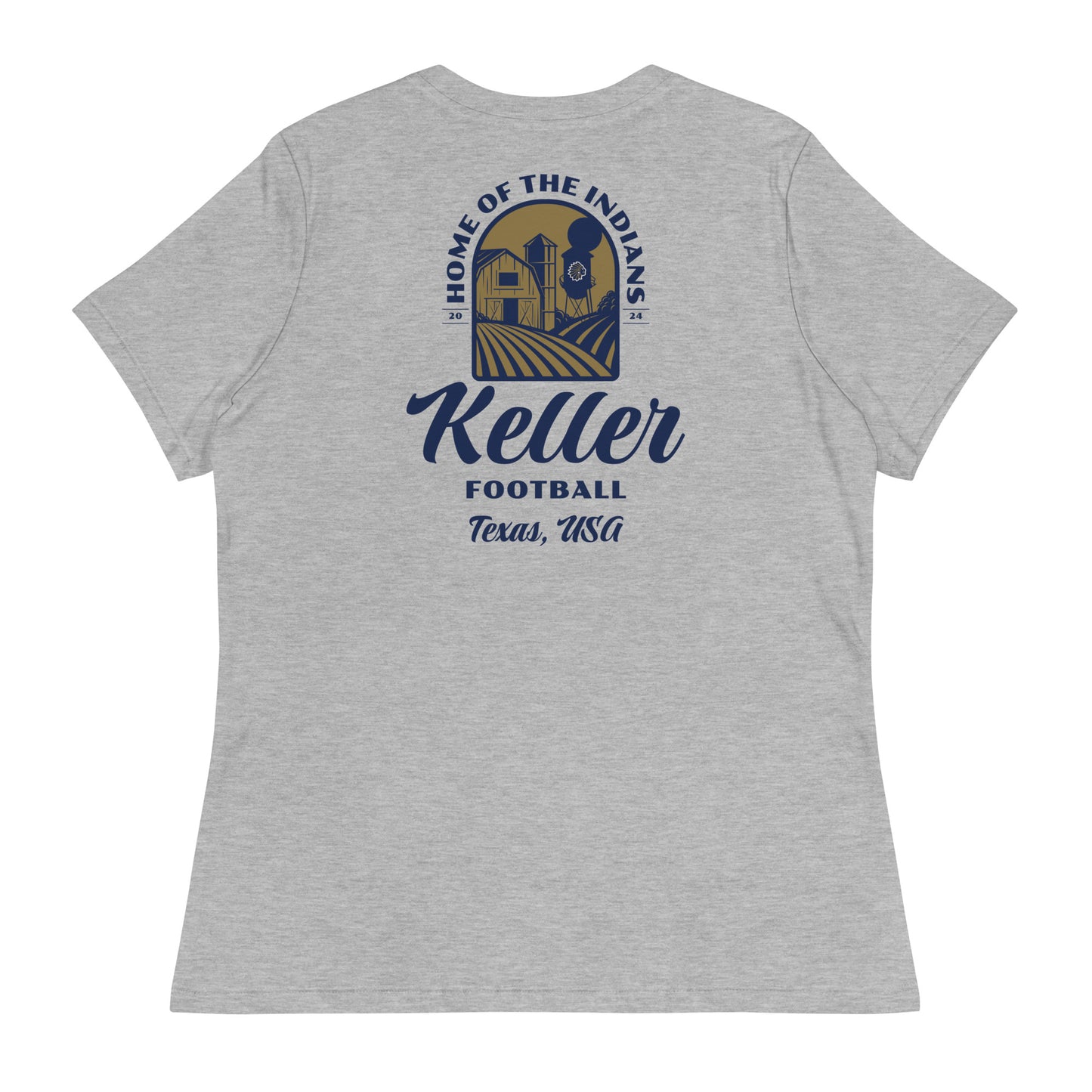 Women's Keller Football Bella + Canvas Relaxed T-Shirt