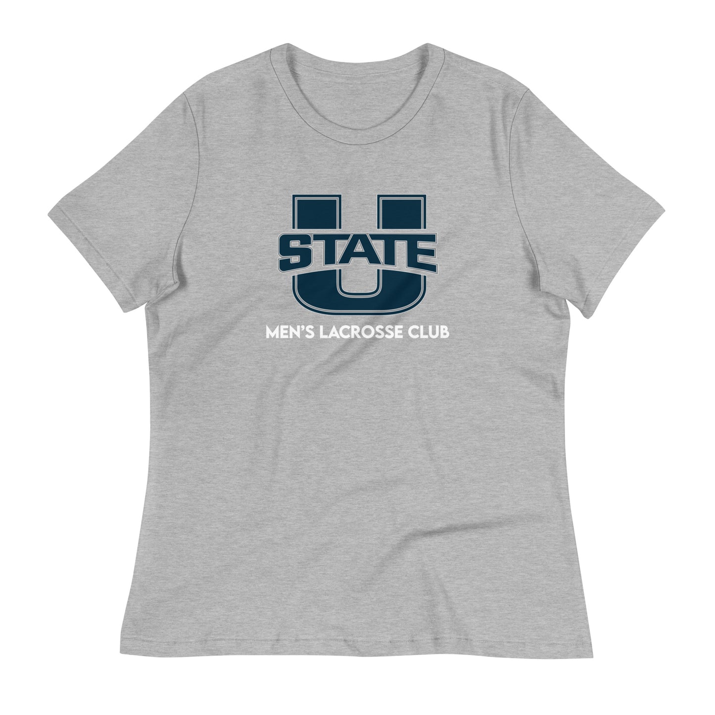 Women's USU Lacrosse Bella + Canvas Relaxed T-Shirt