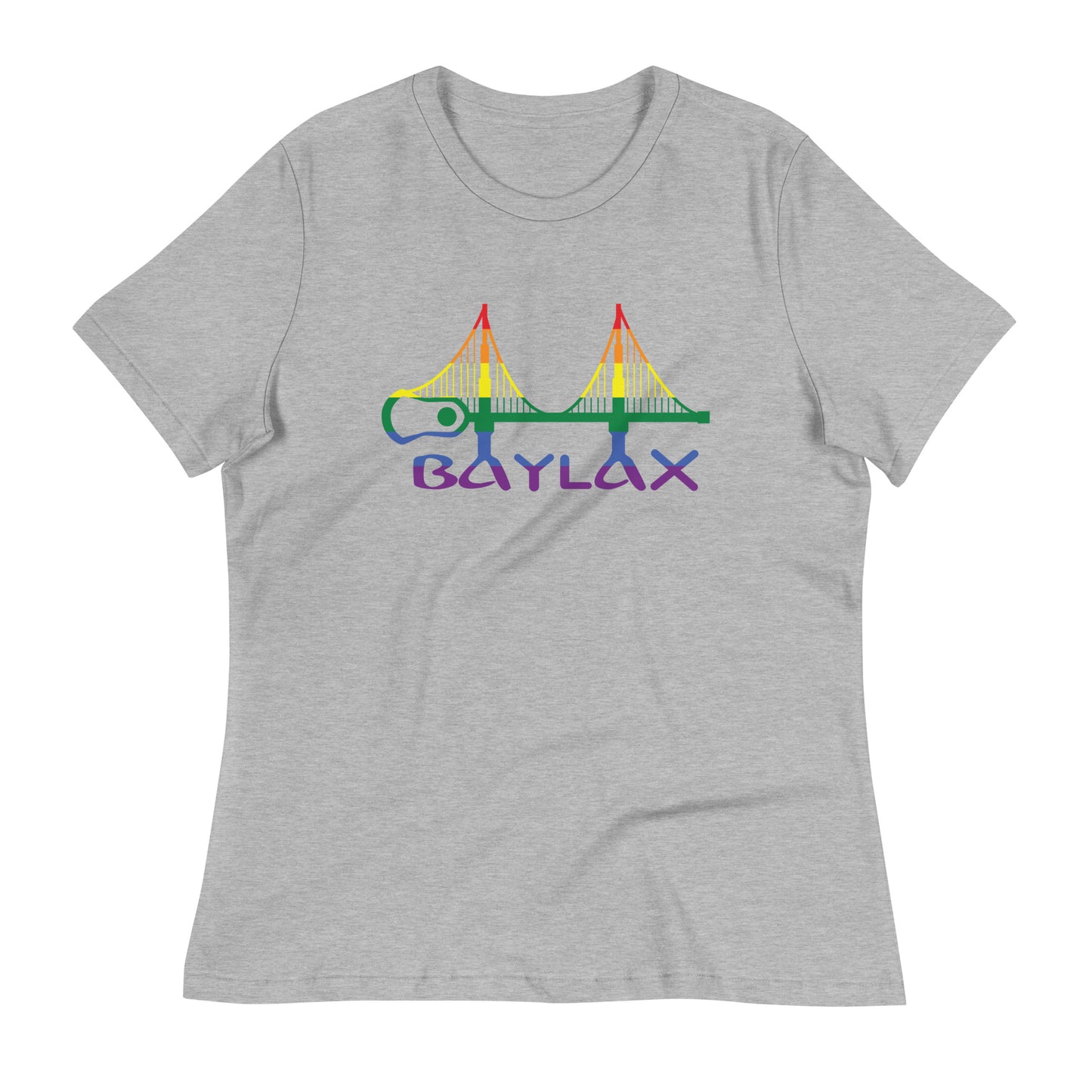 Women's BayLax Pride Bella + Canvas Tee