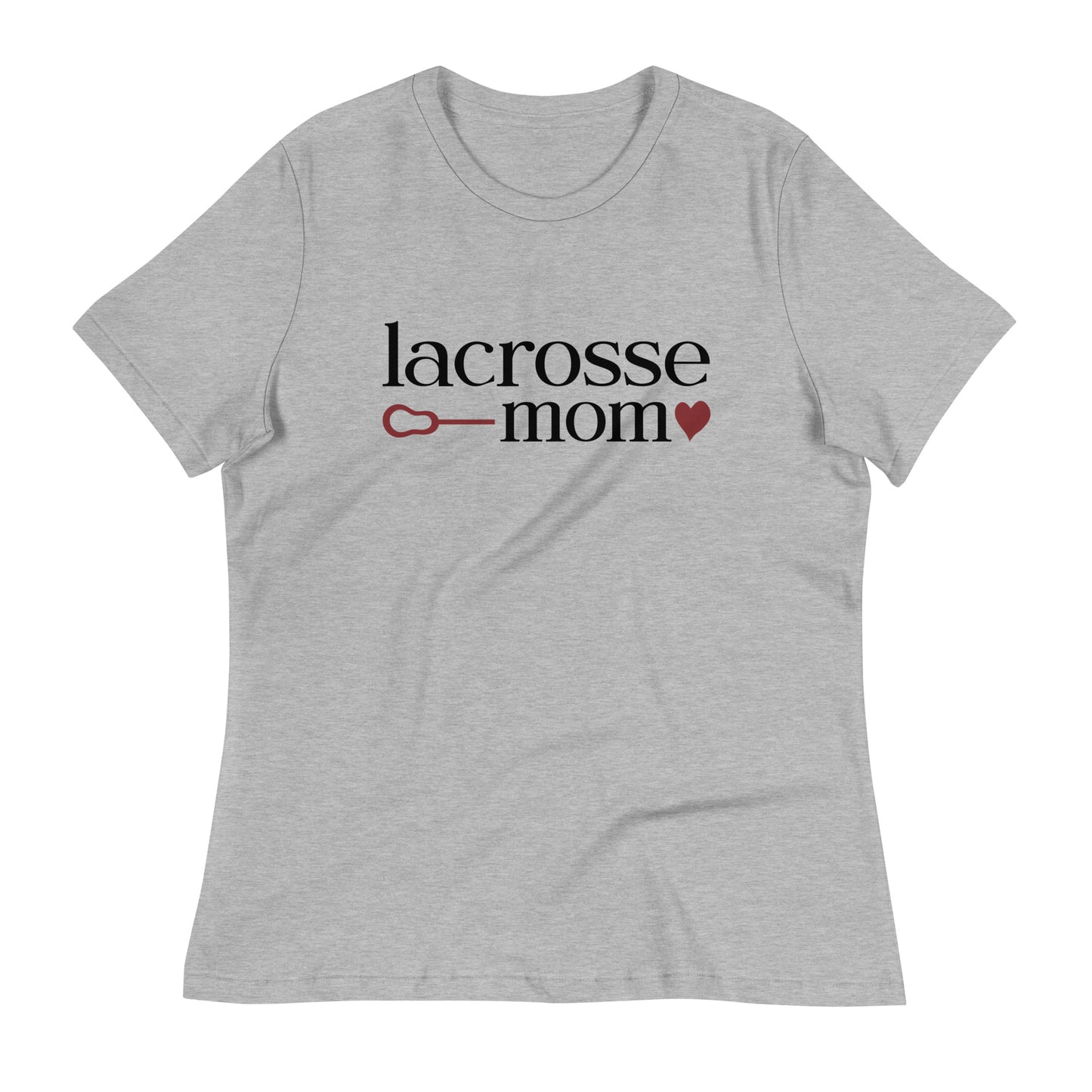 Women's Ankeny Thunder Bella + Canvas T-Shirt | Lacrosse Mom (Front & Back)