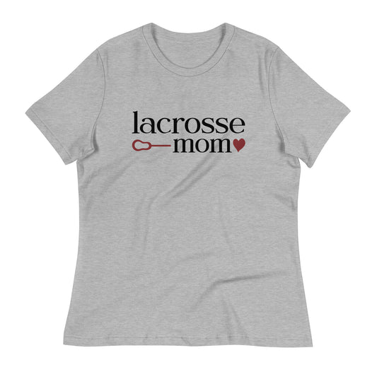 Women's Ankeny Thunder Bella + Canvas T-Shirt | Lacrosse Mom (Front & Back)