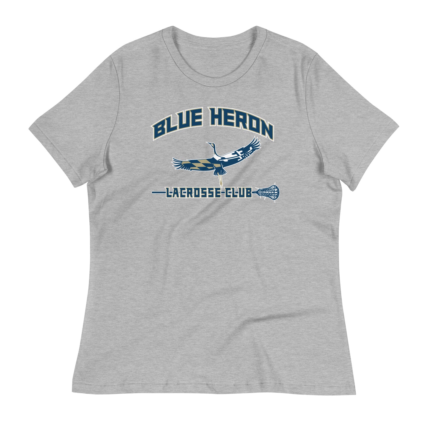 Women's Blue Heron Lacrosse Bella + Canvas T-Shirt
