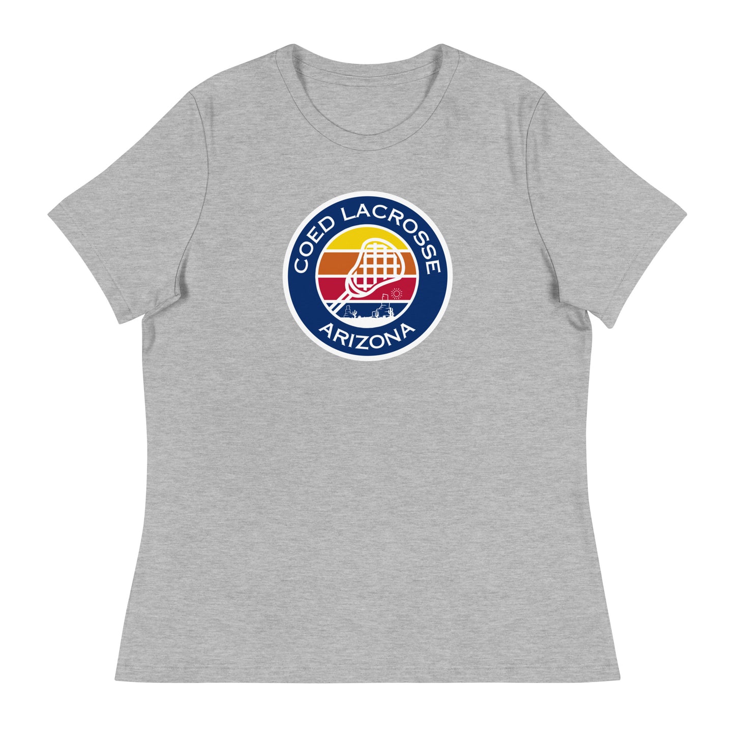 Women's Coed Lacrosse Bella + Canvas Relaxed T-Shirt