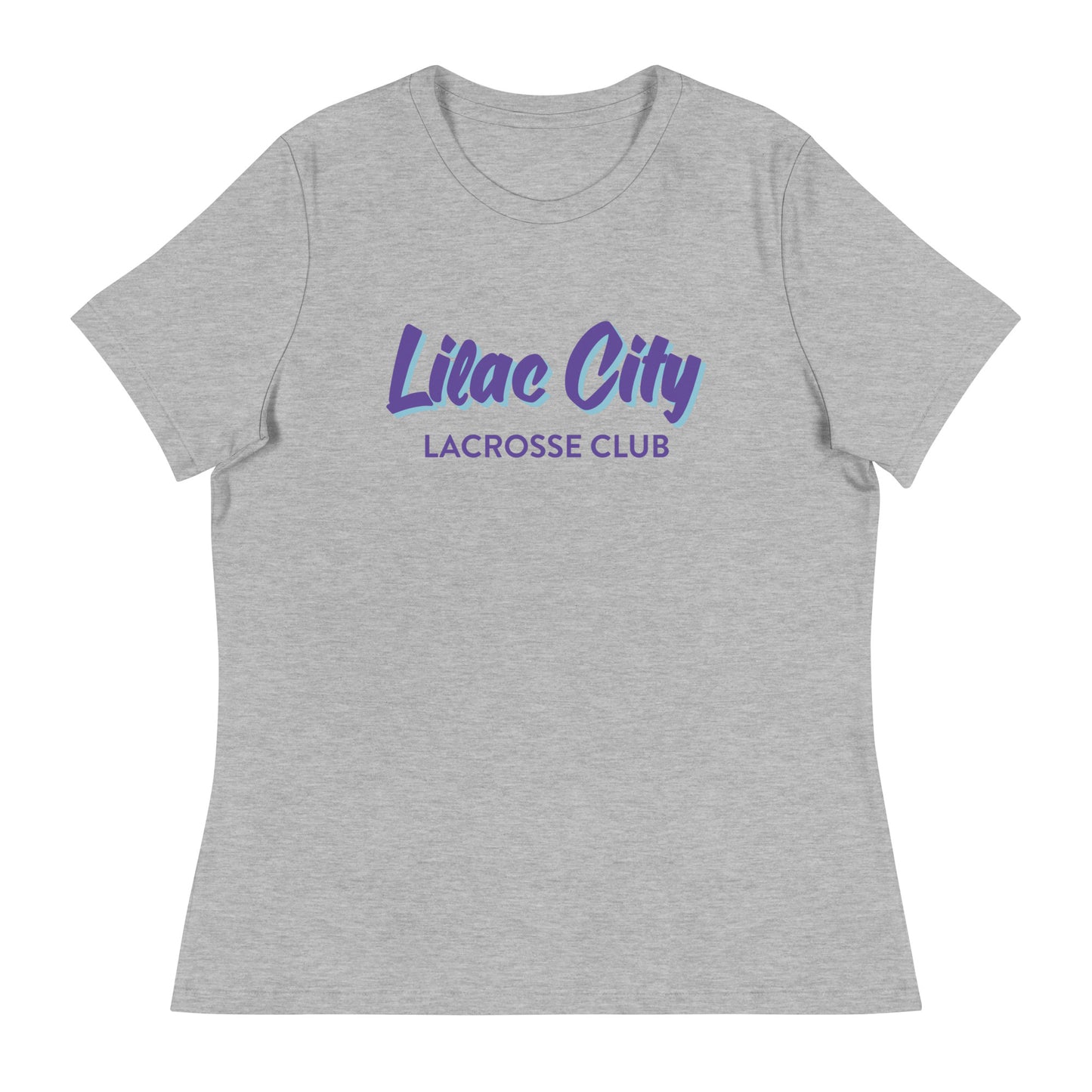 Women's Lilac City Lacrosse Bella + Canvas Relaxed T-Shirt