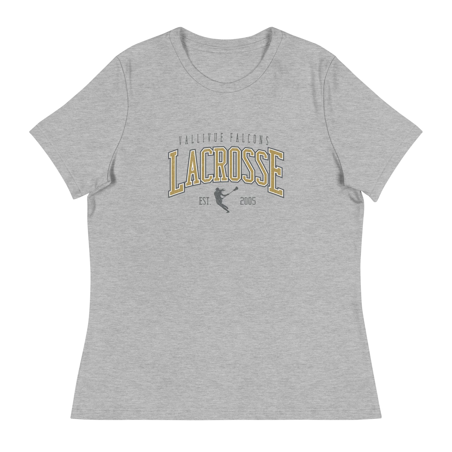 Women's Vallivue Lacrosse Bella + Canvas Relaxed T-shirt