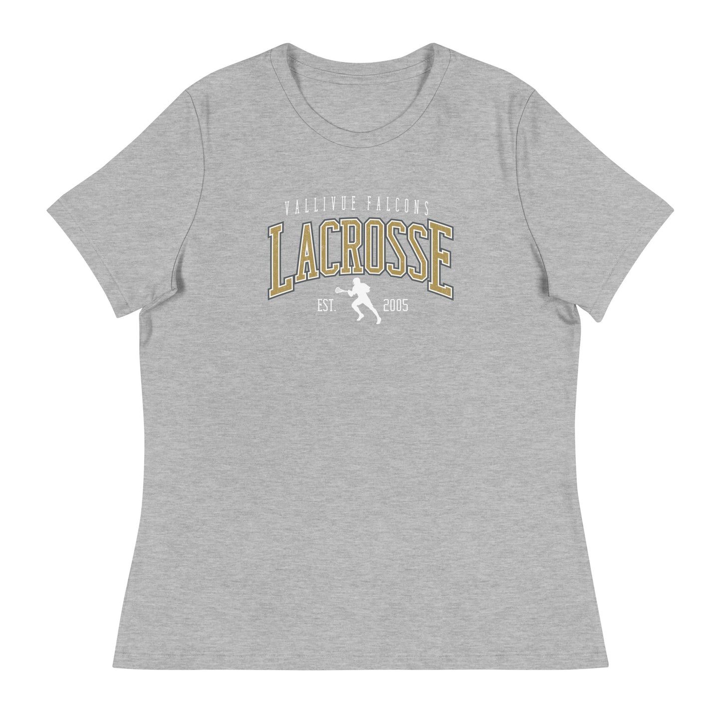 Women's Vallivue Lacrosse Bella + Canvas Relaxed T-shirt
