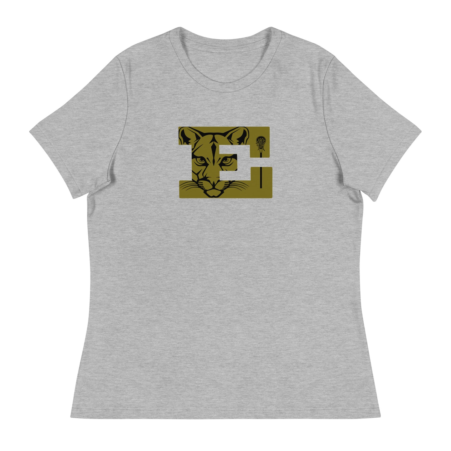 Women's Evergreen High School Lacrosse Bella + Canvas Relaxed T-shirt