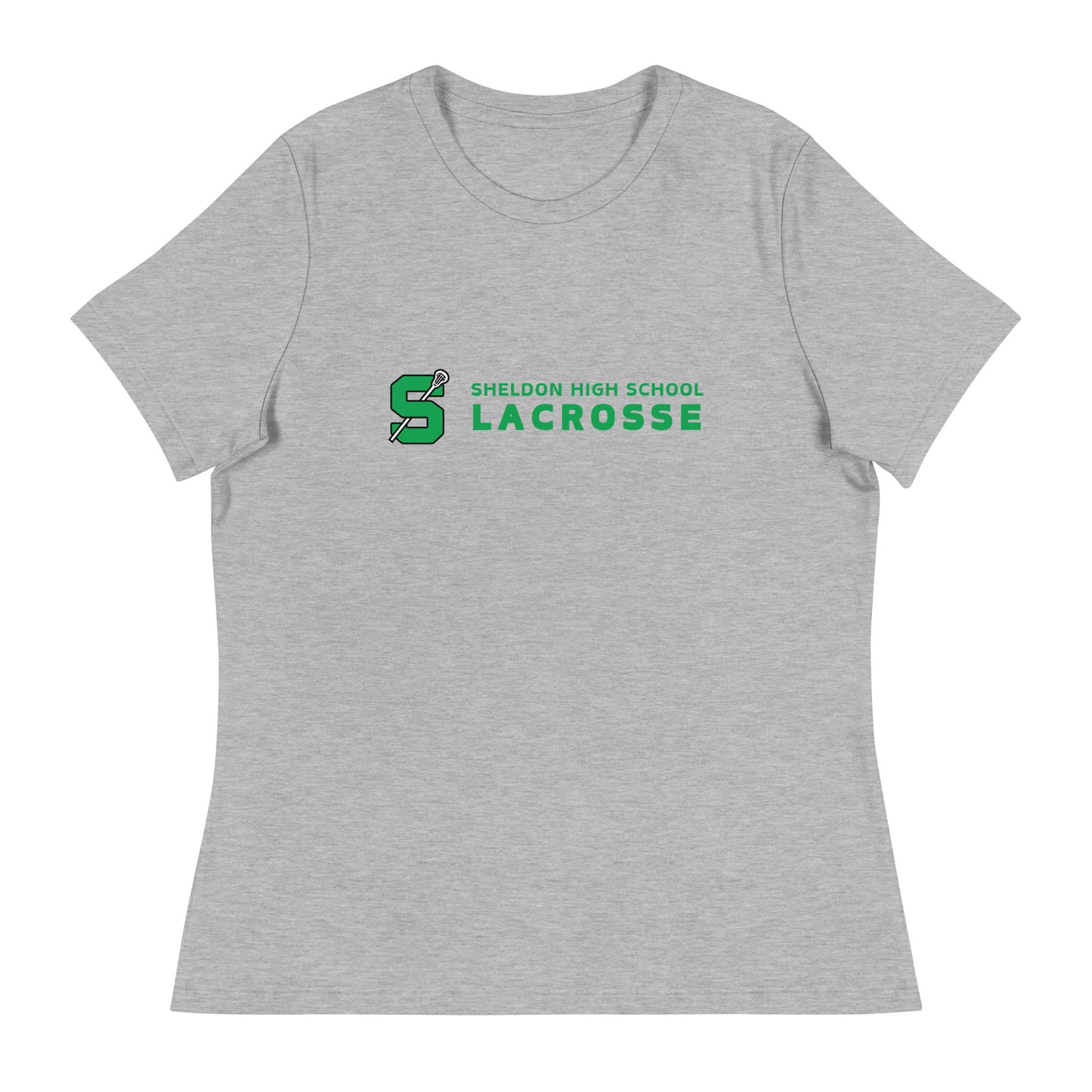 Women's Sheldon Boys and Girls Lacrosse Bella + Canvas Relaxed T-shirt