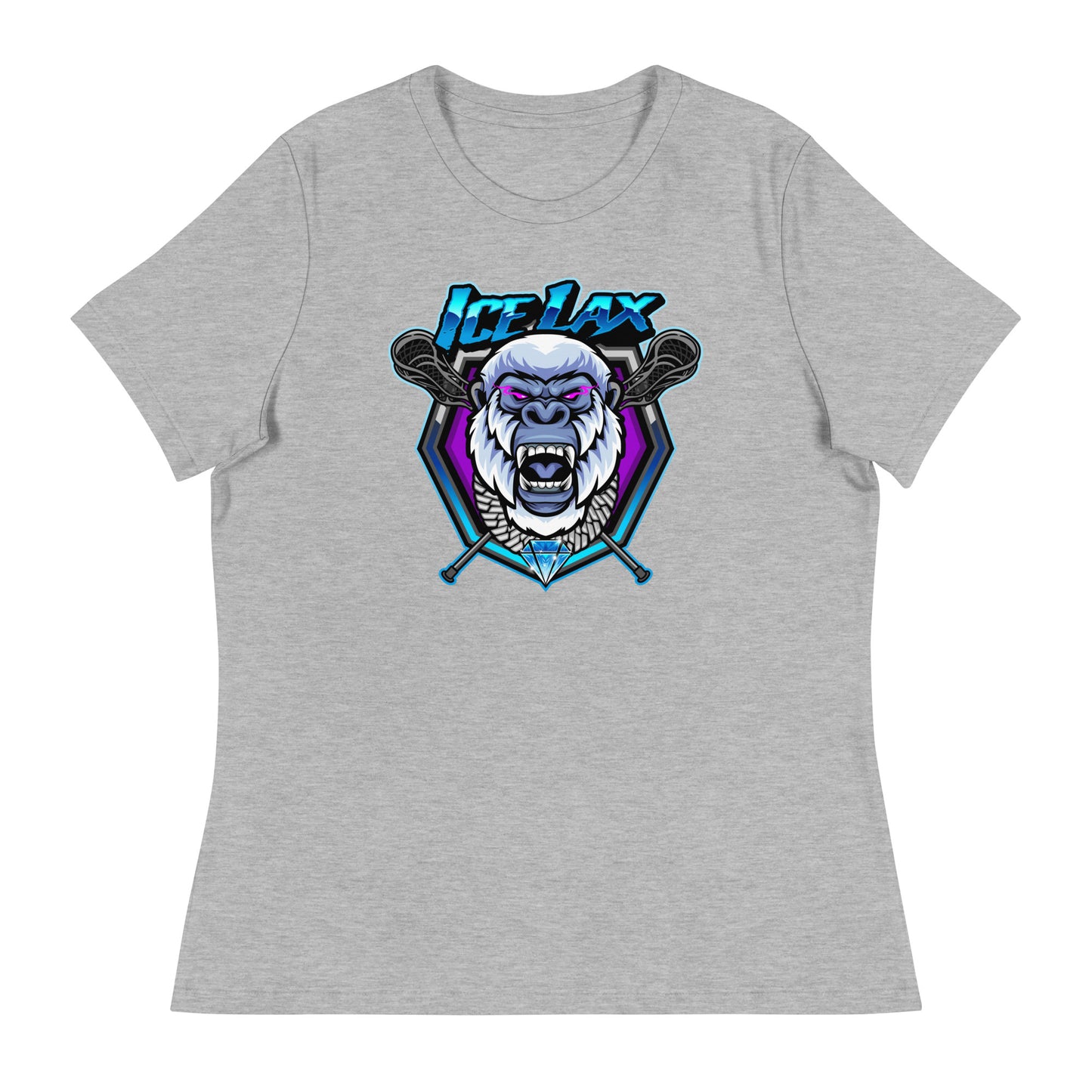 Women's ICE LAX Bella + Canvas Relaxed T-shirt