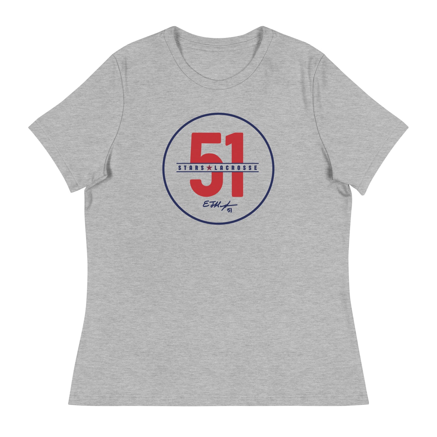 Women's 51 Stars Lacrosse Bella + Canvas Relaxed T-shirt