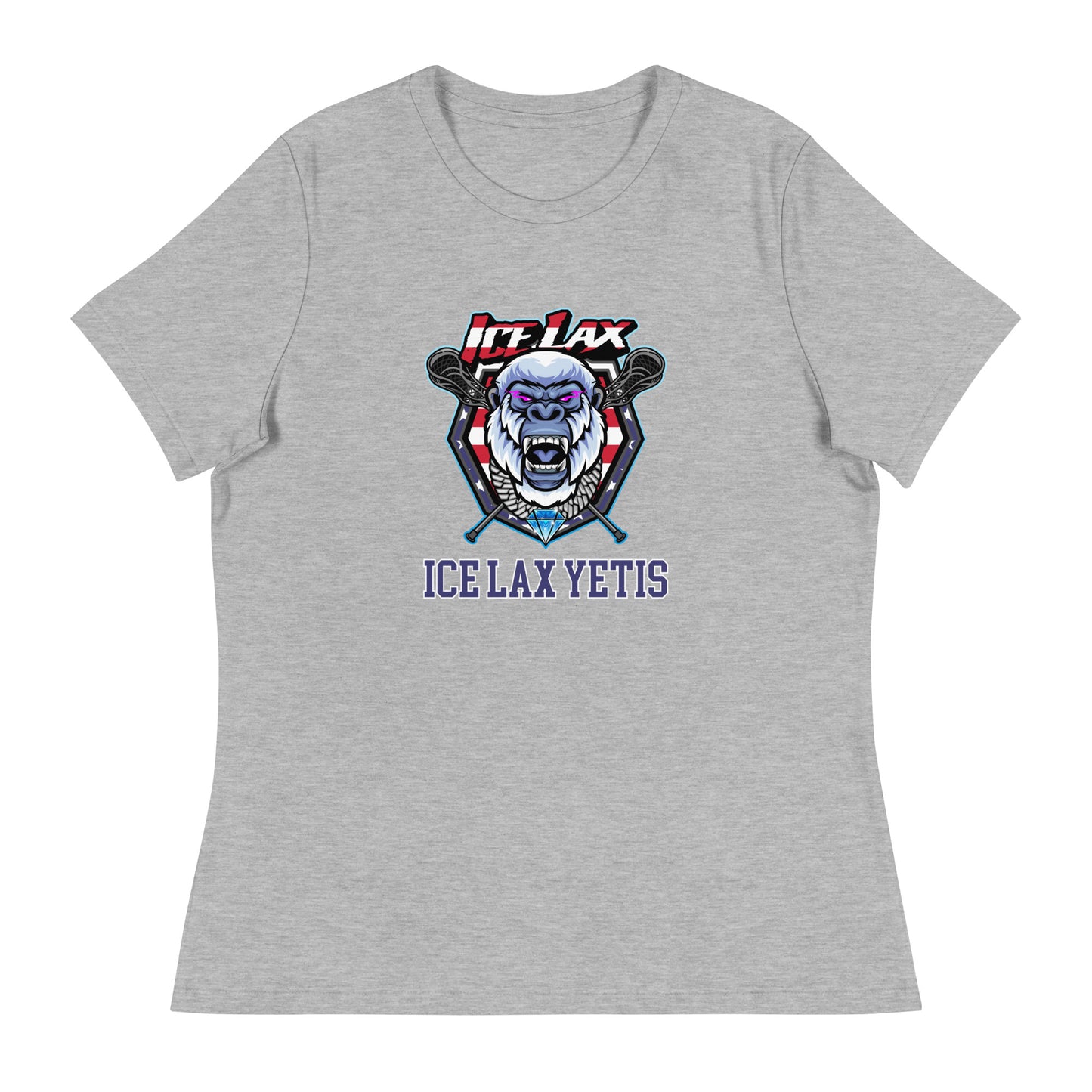 Women's ICE LAX Bella + Canvas Relaxed T-shirt