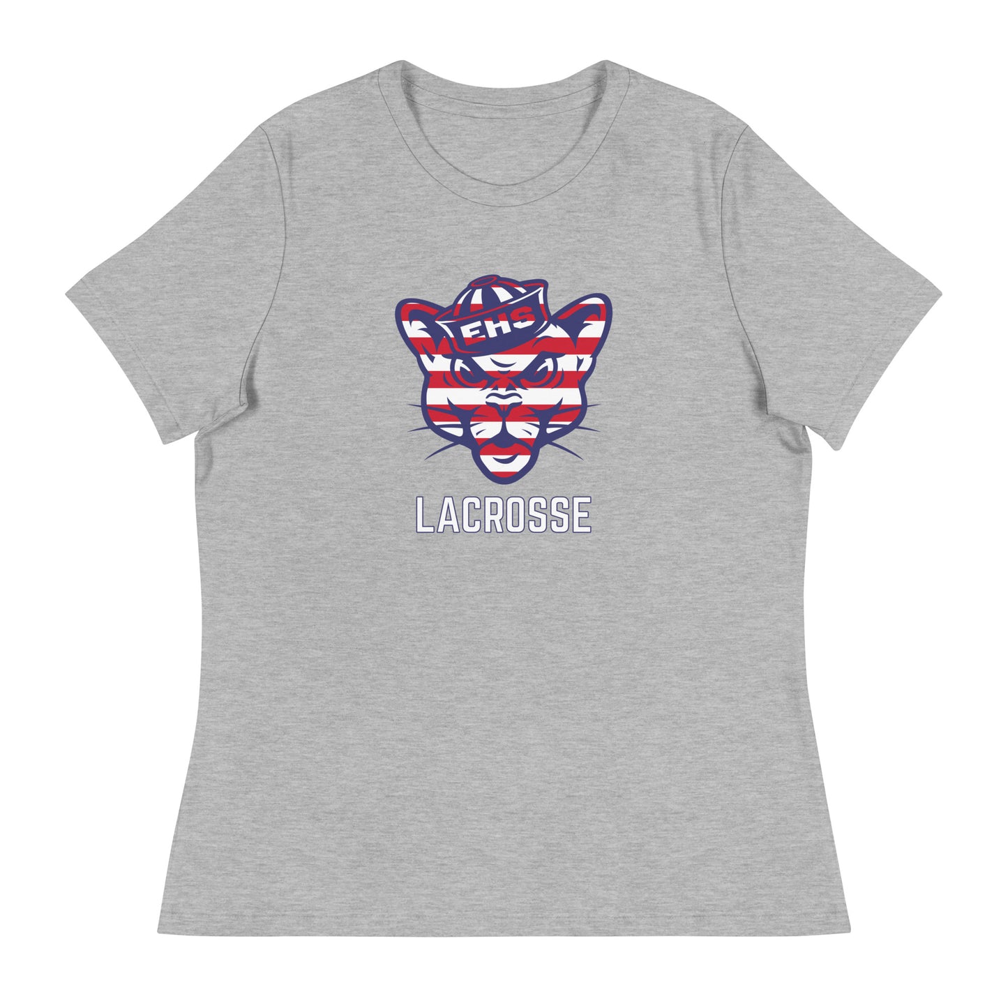 Women's Evergreen Lacrosse USA Bella + Canvas T-Shirt