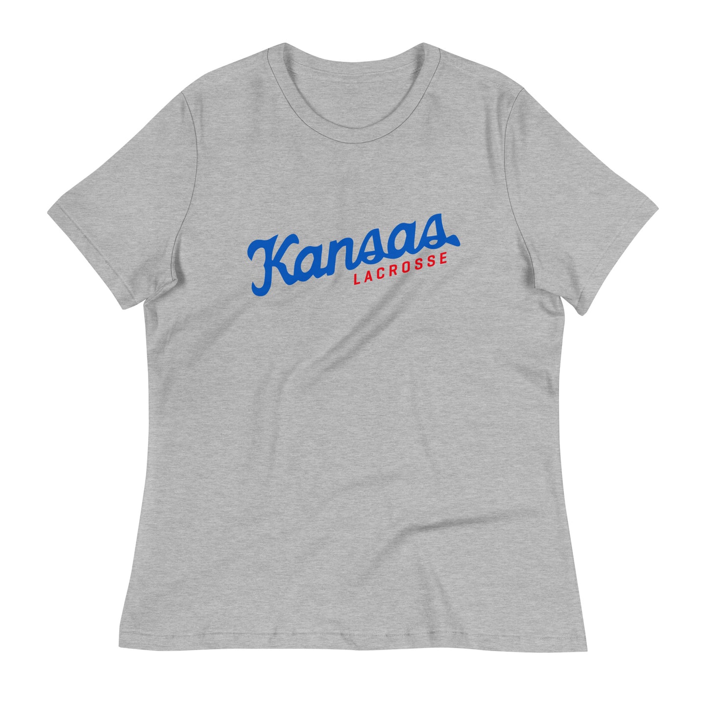 Women's KU Club Lacrosse Bella + Canvas Relaxed T-shirt