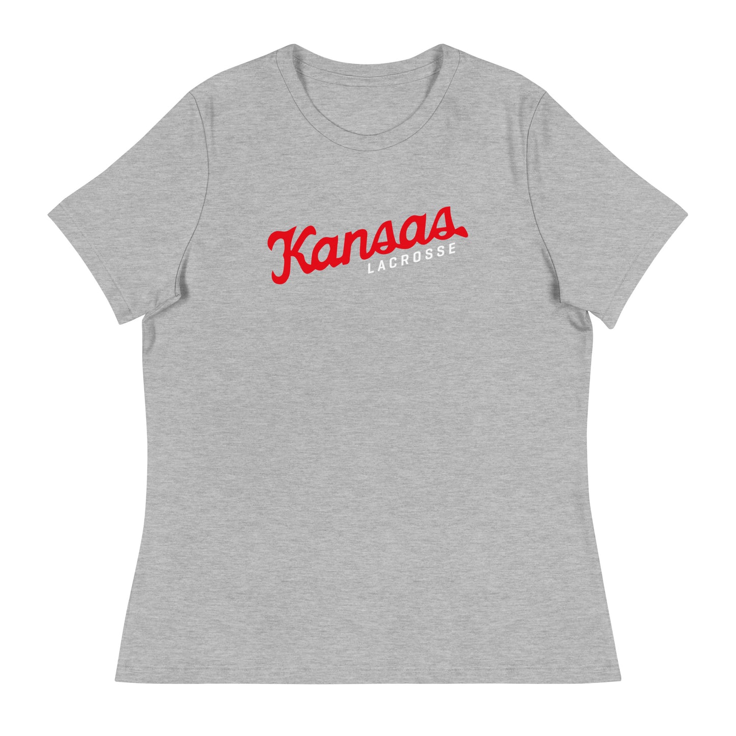 Women's KU Club Lacrosse Bella + Canvas Relaxed T-shirt