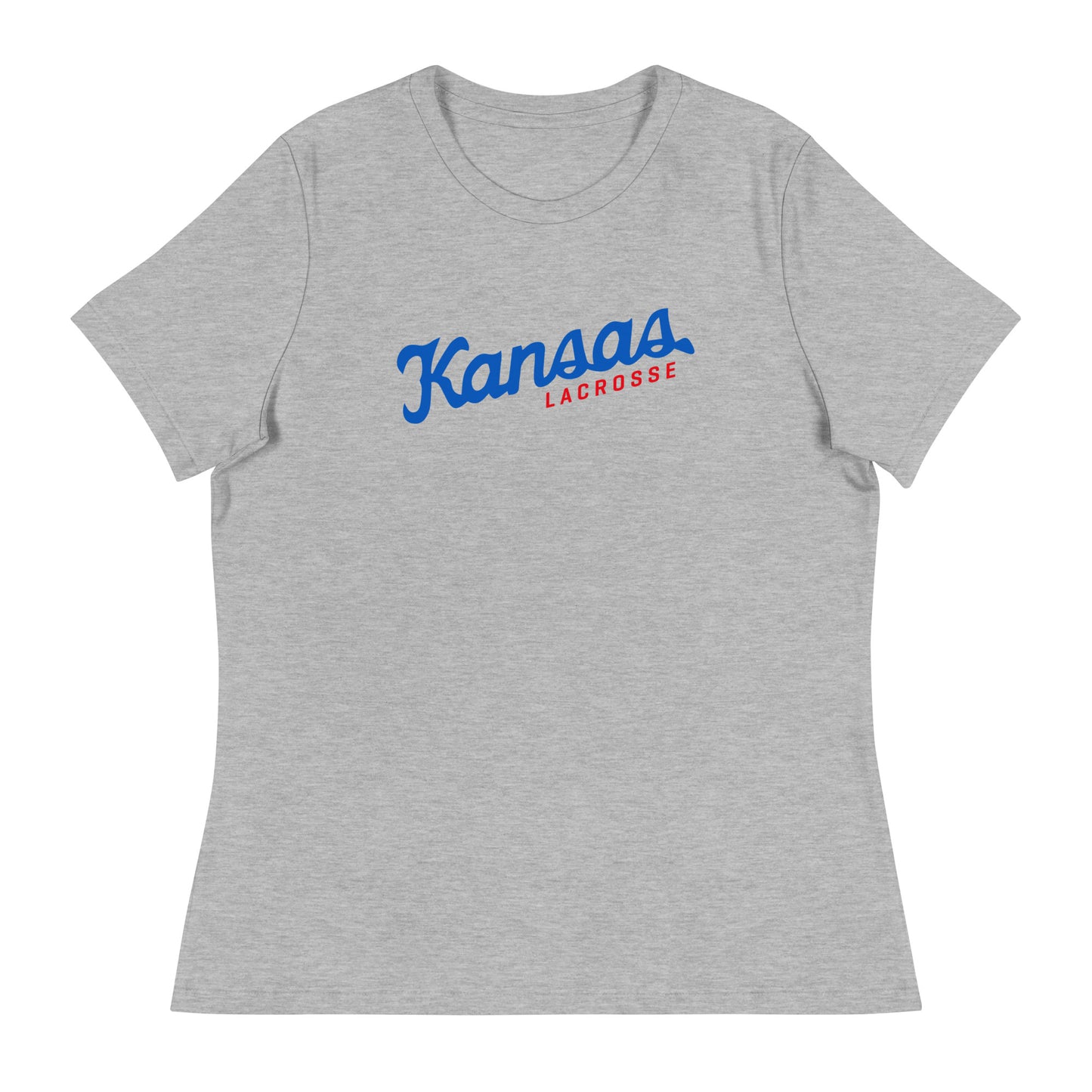 Women's KU Club Lacrosse Bella + Canvas Relaxed T-shirt
