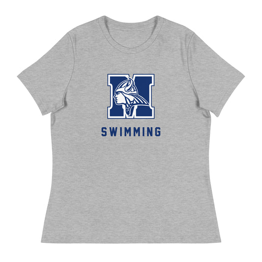 Women's Maclay Swimming Bella + Canvas Relaxed T-shirt