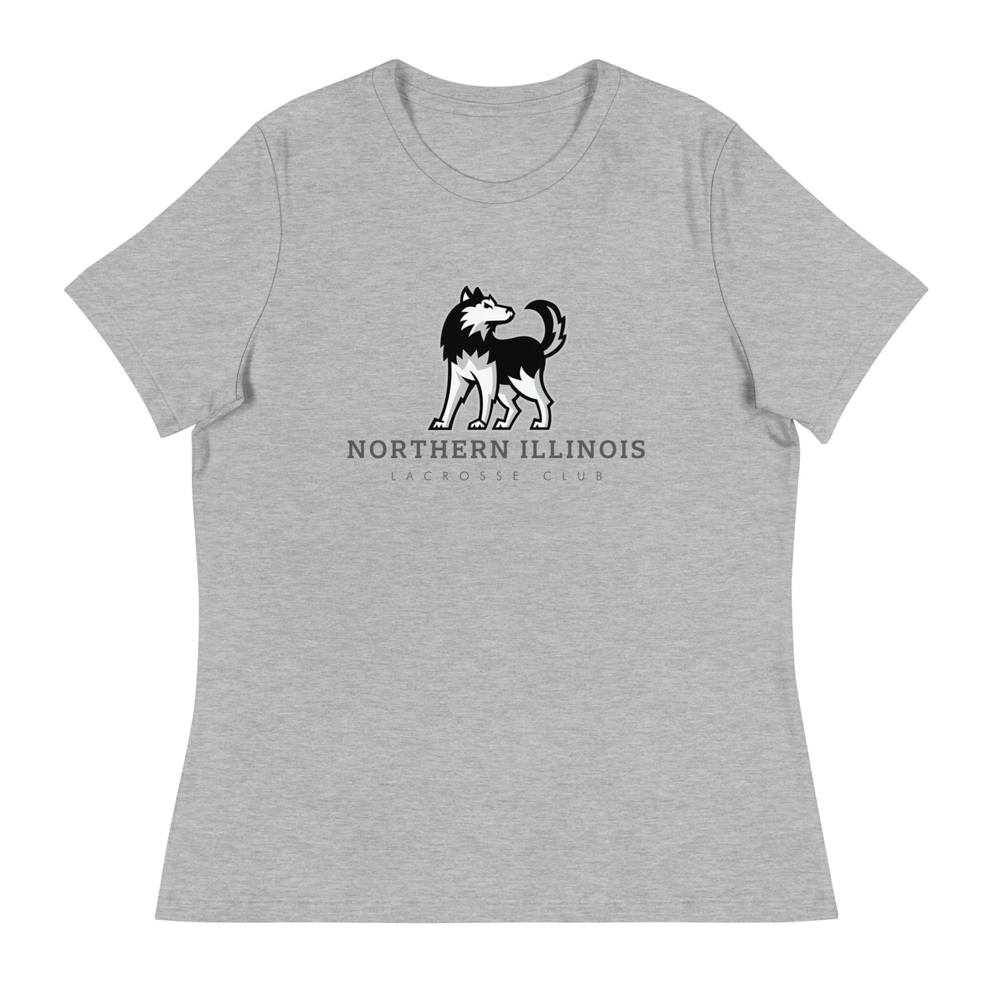 Women's NIU Lacrosse Bella + Canvas Relaxed T-shirt