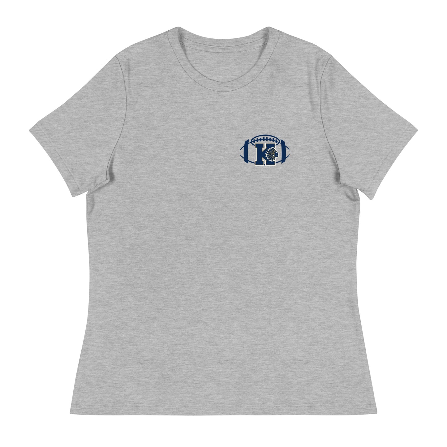 Women's Keller Football Bella + Canvas Relaxed T-Shirt