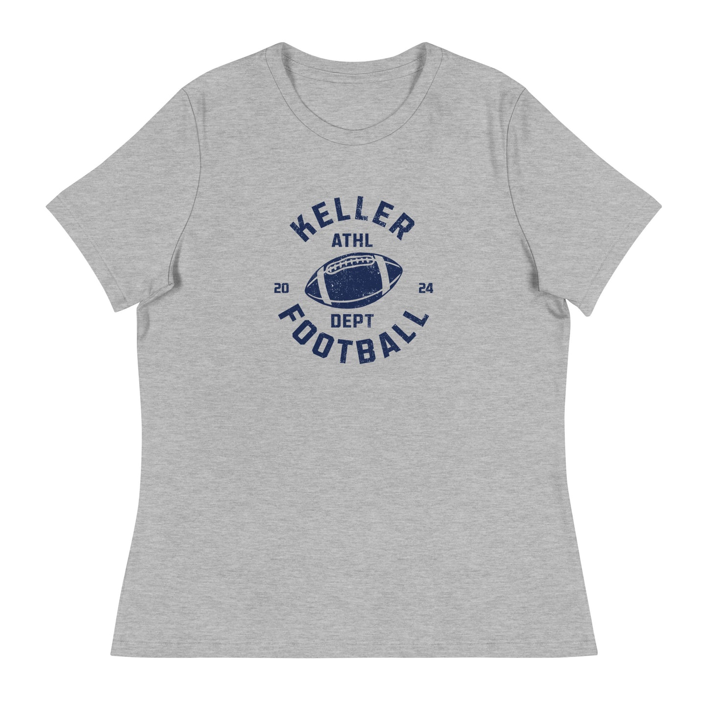 Women's Keller Football Bella + Canvas Relaxed T-Shirt