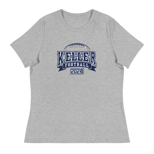Women's Keller Football Bella + Canvas Relaxed T-Shirt