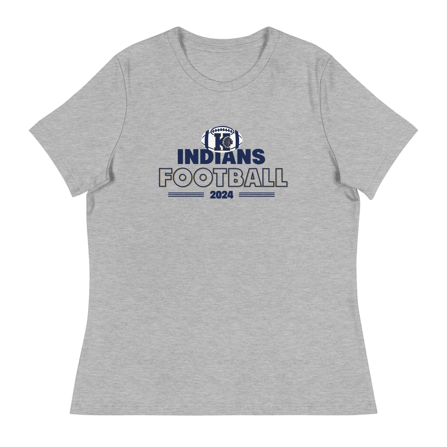 Women's Keller Football Bella + Canvas Relaxed T-Shirt