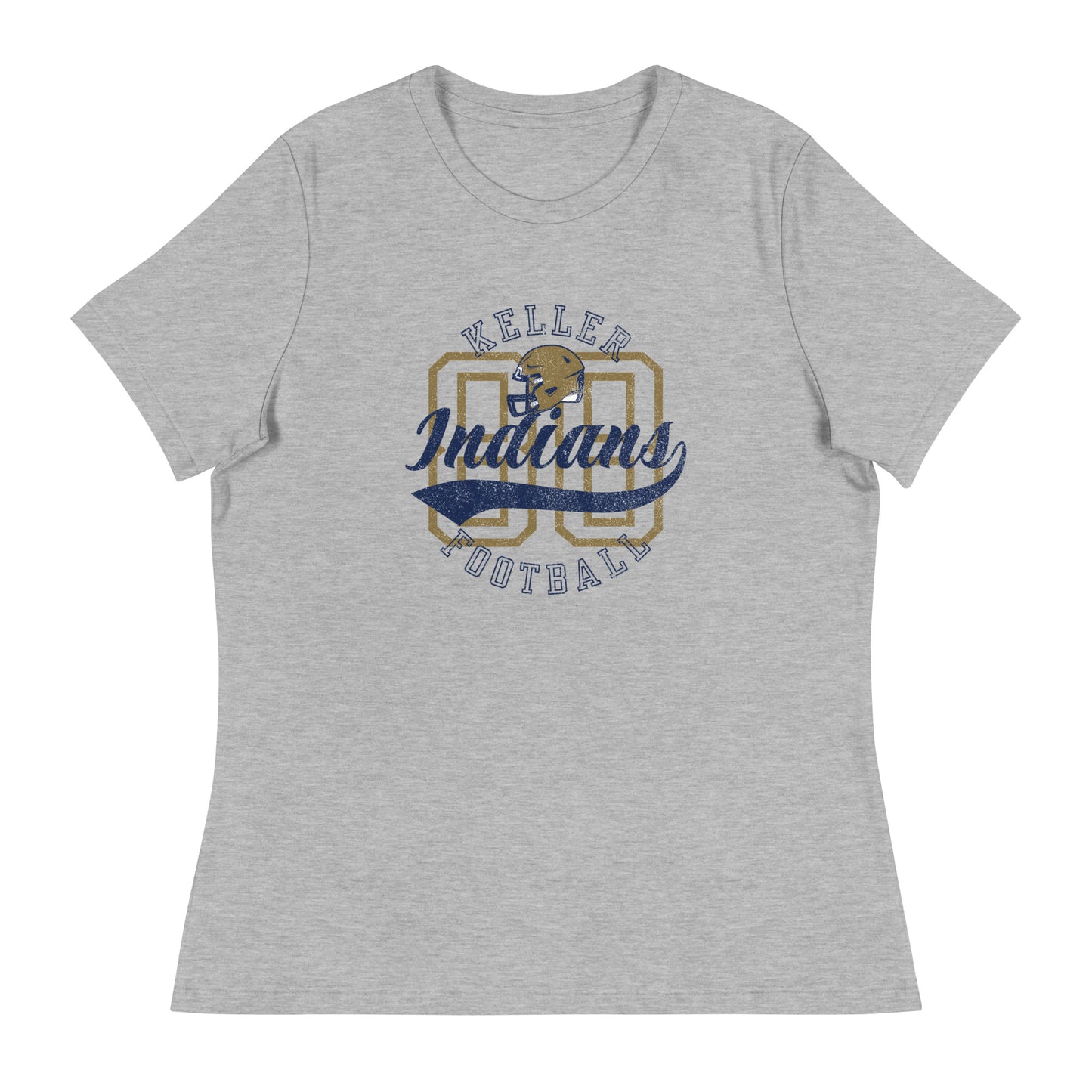 Women's Keller Football Bella + Canvas Relaxed T-Shirt