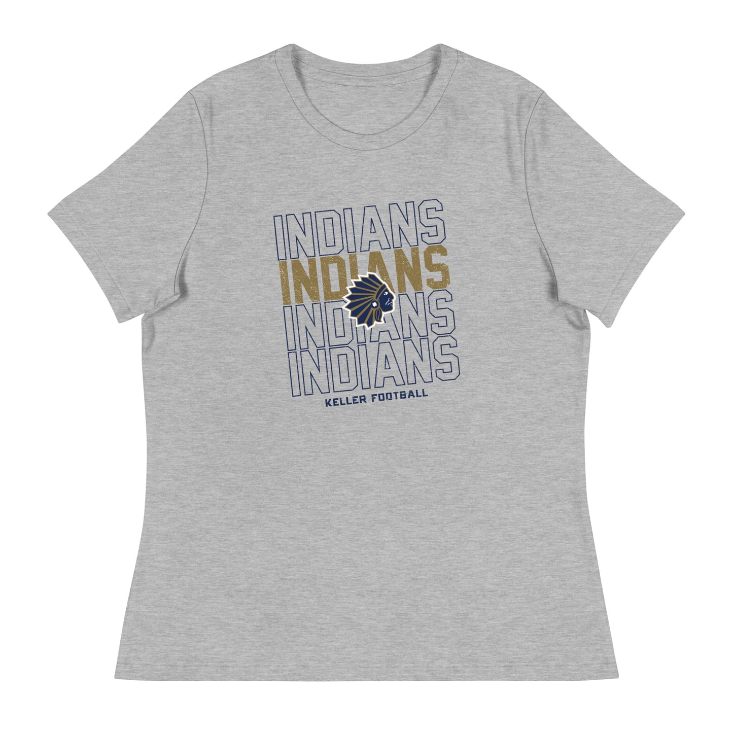 Women's Keller Football Bella + Canvas Relaxed T-Shirt