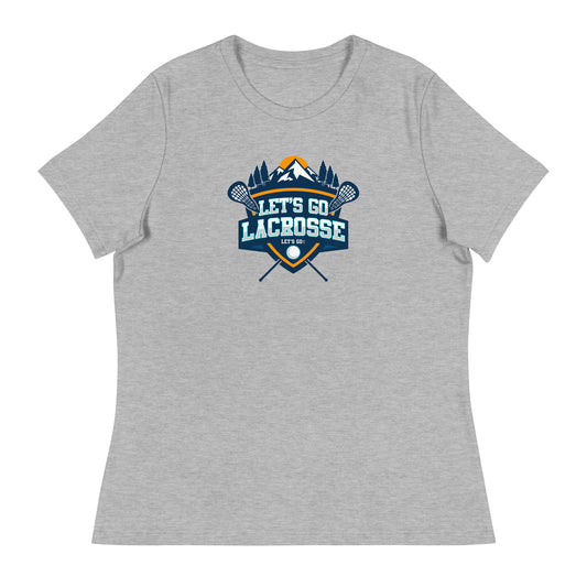 Women's Let's Go Lacrosse Bella + Canvas Relaxed T-shirt