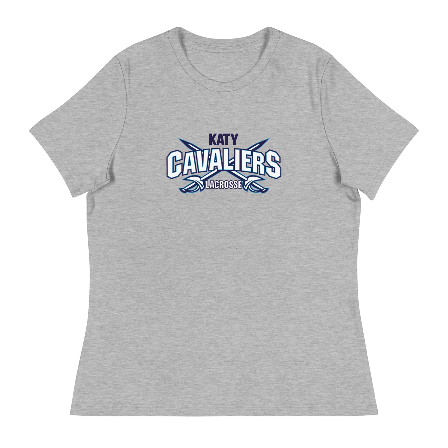 Women's Katy Cavaliers Lacrosse Bella + Canvas Relaxed T-Shirt